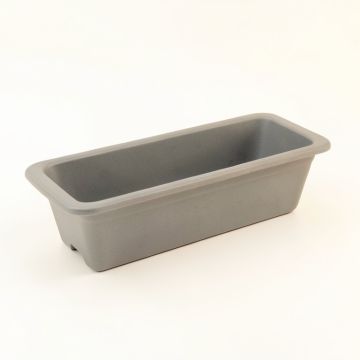 Pine Branch Empty Railing Planter With Integral Brackets - Gray (synthetic illustration; no displayed measurements)