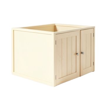 Briar Crossing Empty Furniture-Style Litter Enclosure - Cream