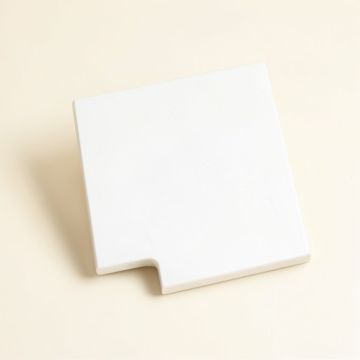 0.6 '' X 1.2 '' Seashell Mosaic Tile In White (synthetic illustration; no displayed measurements)