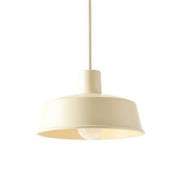 Sage Bluff Pendant Light Suspended From One Plain Cable - Cream