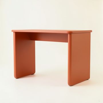 Brook Brook Writing Desk - Terracotta (synthetic illustration; no displayed measurements)