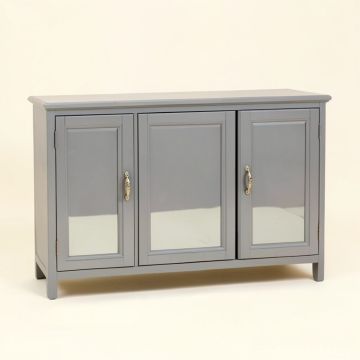 Montag Mirrored Filigree 3 Door Standard Dresser (synthetic illustration; no displayed measurements)