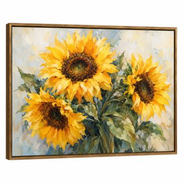 Painted Sunflowers Wall Art