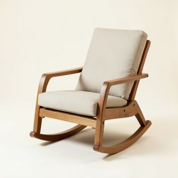 Shifflett Rocking Chair With Cushions (synthetic illustration; no displayed measurements)