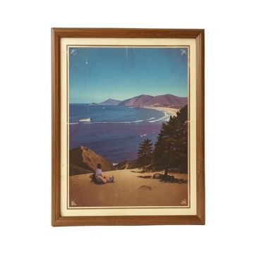 `` Hawaii '' By Unknown Framed Vintage Advertisement On Wrapped Canvas