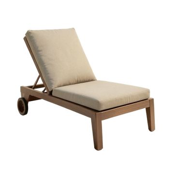 Andrew 45.8 '' Long Reclining Single Chaise With Cushions