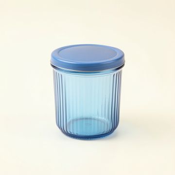 Clay Crossing Storage Canister With Lid - Blue (synthetic illustration; no displayed measurements)