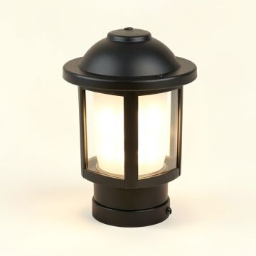 Arturo Black 1 -Light 11 '' Integrated Led Pier Mount Light (synthetic illustration; no displayed measurements)