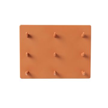 Moss Bluff Empty Wall-Mounted Tool Organizer Panel - Terracotta
