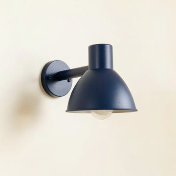 Summit Dale Wall Sconce Mounted On A Plain Wall - Navy (synthetic illustration; no displayed measurements)