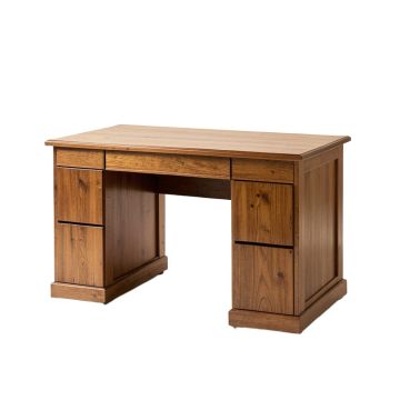 Stickland 4-Drawer 60 '' Writing Desk Aged Walnut