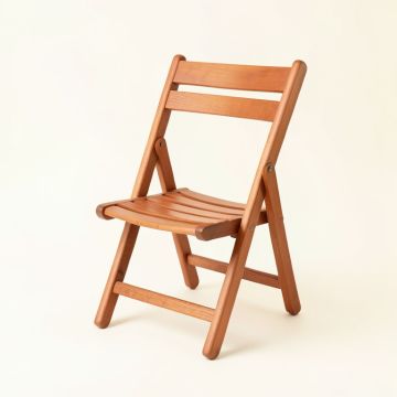 Alder Bend Folding Outdoor Chair - Terracotta (synthetic illustration; no displayed measurements)