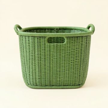 Aspen Crossing Laundry Hamper - Green (synthetic illustration; no displayed measurements)