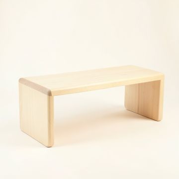 River Bend Indoor Bench - Ivory (synthetic illustration; no displayed measurements)