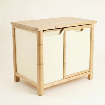 Sage Dale Freestanding Laundry Folding Counter - Cream (synthetic illustration; no displayed measurements)