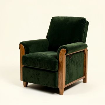 Paincourtville 34 '' Wide Velvet Power Lift Assist Standard Recliner (synthetic illustration; no displayed measurements)