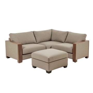 Antoinesha 100 '' Wide Cotton Right Hand Facing Modular Sofa & Chaise (synthetic illustration; no displayed measurements)