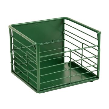 Brook Brook Empty Furniture-Style Pet Crate - Green
