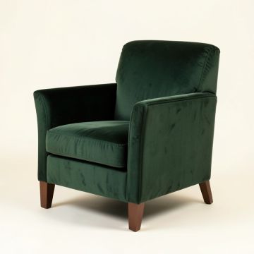 Cleo 26 '' Wide Velvet Armchair (synthetic illustration; no displayed measurements)