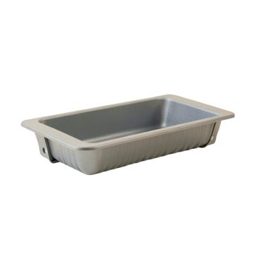 Pine Crest Empty Railing Planter With Integral Brackets - Gray