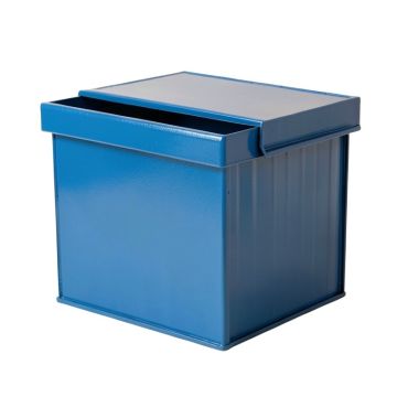 Hill Brook Closed Outdoor Storage Box - Blue