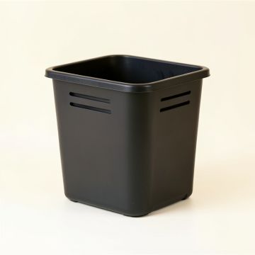 Cedar Brook Closed Garden Compost Bin - Black (synthetic illustration; no displayed measurements)