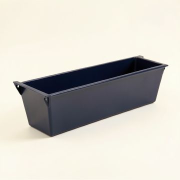 Lake Canyon Empty Railing Planter With Integral Brackets - Navy (synthetic illustration; no displayed measurements)