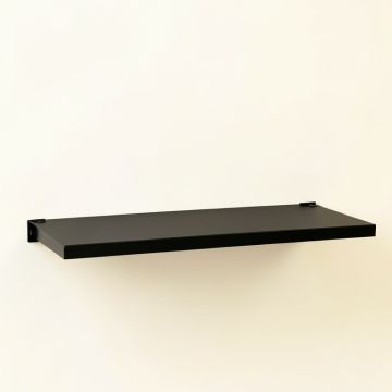 Shore Branch Wall-Mounted Shelf - Black (synthetic illustration; no displayed measurements)