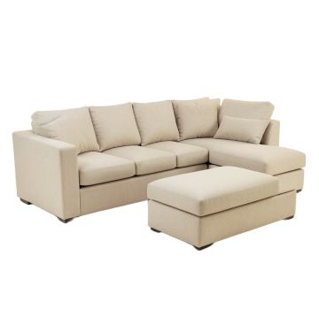 Everleigh 105 '' Wide Reversible Sofa & Chaise With Ottoman