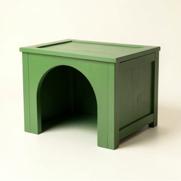 Alder Bridge Empty Furniture-Style Litter Enclosure - Green (synthetic illustration; no displayed measurements)
