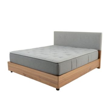 Tilson Tufted Upholstered Low Profile Platform Bed
