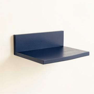 Aspen Falls Wall-Mounted Cat Perch - Navy (synthetic illustration; no displayed measurements)