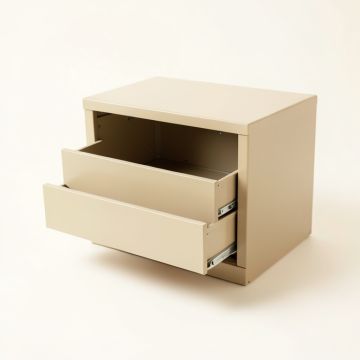 Alder Branch Small-Parts Storage Drawer Cabinet - Beige (synthetic illustration; no displayed measurements)