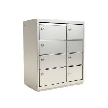 High Security 9 Door Front Load 4C Horizontal Mail Center