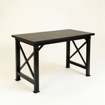 Shore Dell Empty Workshop Workbench - Black (synthetic illustration; no displayed measurements)