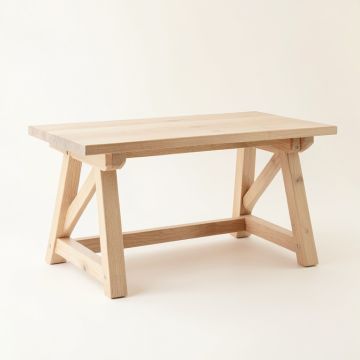 Hill Crest Empty Workshop Workbench - Beige (synthetic illustration; no displayed measurements)