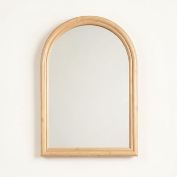 Ridge Crest Framed Wall Mirror - Beige (synthetic illustration; no displayed measurements)