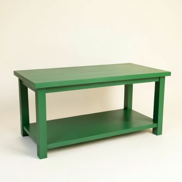 Wren Dell Empty Workshop Workbench - Green (synthetic illustration; no displayed measurements)