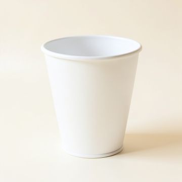 Olive Branch Empty Planter - White (synthetic illustration; no displayed measurements)