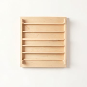 Field Crossing Empty Wall-Mounted Tool Organizer Panel - Beige (synthetic illustration; no displayed measurements)