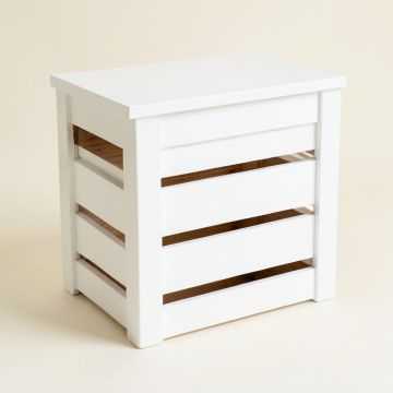 Heath Branch Closed Garden Compost Bin - White (synthetic illustration; no displayed measurements)