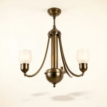 Fulton 3 - Light Shaded Classic / Traditional Chandelier (synthetic illustration; no displayed measurements)