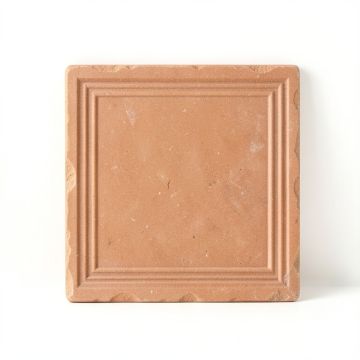 Cedar Crest Uninstalled Square Decorative Tile - Terracotta (synthetic illustration; no displayed measurements)