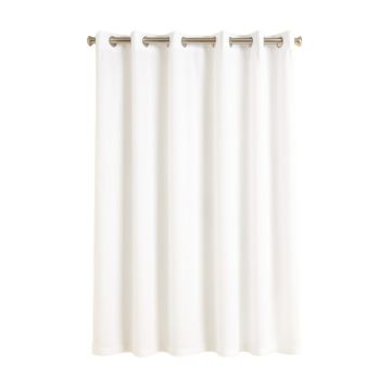 Gretchen Solid Semi-Sheer Grommet Single Curtain Panel