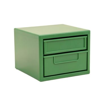 Oak Bridge Small-Parts Storage Drawer Cabinet - Green