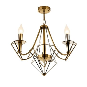 Carmen 8 - Light Lantern Geometric Chandelier