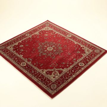 Kowloon Power Loom Deep Red Rug (synthetic illustration; no displayed measurements)