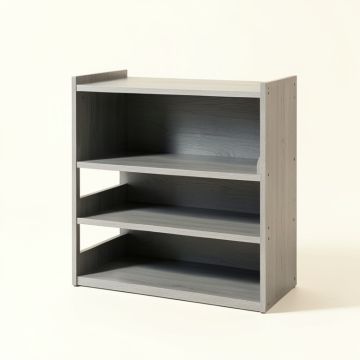 Clay Bluff Desktop Shelving Unit - Gray (synthetic illustration; no displayed measurements)