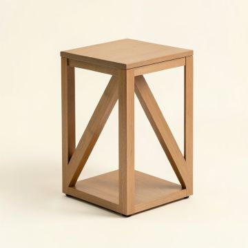 Sled End Table (synthetic illustration; no displayed measurements)