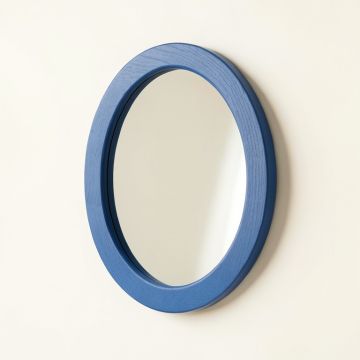 Maple Arc Framed Wall Mirror - Blue (synthetic illustration; no displayed measurements)